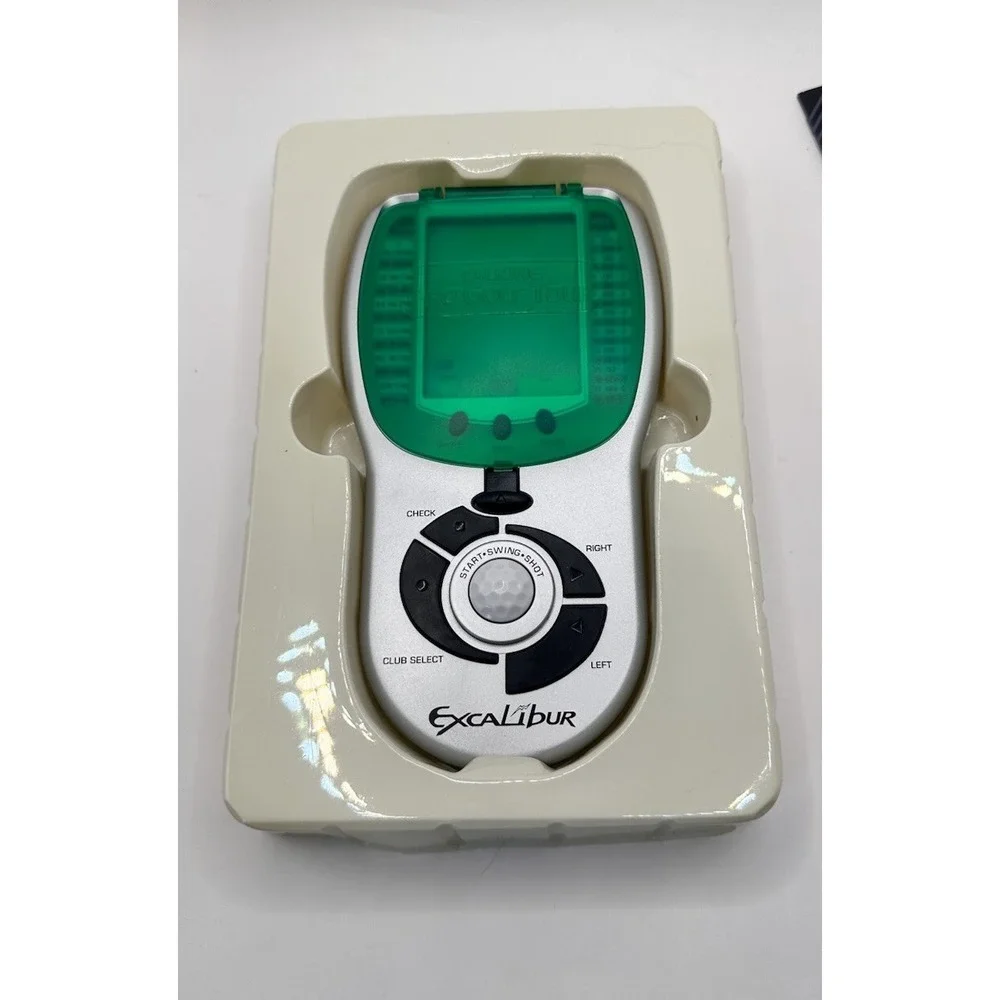 Talking Pro Golf Game Model 383 Excalibur Handheld Sounds Works Great !!!! Clean